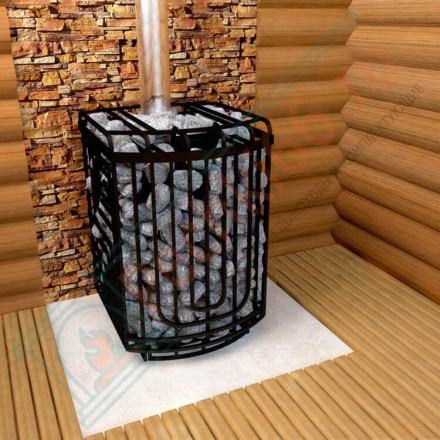 Печь для бани Сибирский утёс-20 ЛП Профи Панорама (Теплодар)