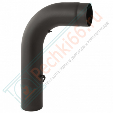 Модуль подключения 90° черный, бесшовный, с шибером и ревизией d-150 (Darco)