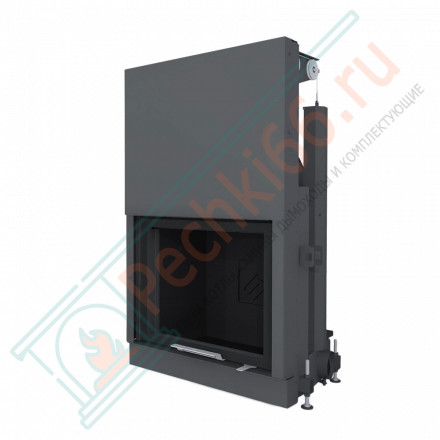 Каминная топка F 750B, черный шамот (Stav)