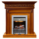 Каминокомплект Valletta - Орех с очагом Danville Chrome FB2 Каминокомплект Valletta - Орех с очагом Danville Chrome FB2