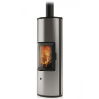 Печь-камин Stripe Overnight Aluminium, алюминиевый (MCZ)