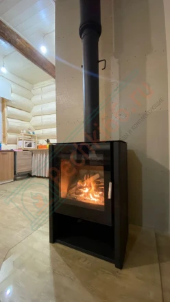 Печь-камин Мета-Бел Севан 7 под ключ (монтаж 09.2023)