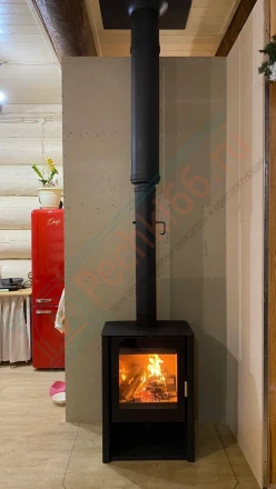 Печь-камин Мета-Бел Севан 7 под ключ (монтаж 09.2023)