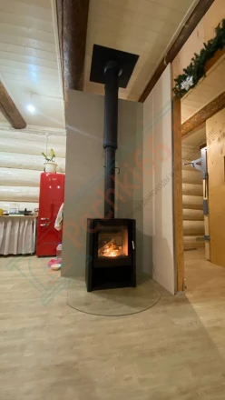 Печь-камин Мета-Бел Севан 7 под ключ (монтаж 09.2023)