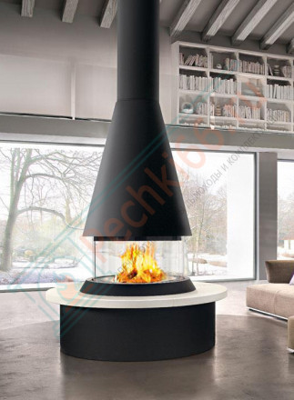 Круглая топка M360 T конический кожух (Piazzetta)