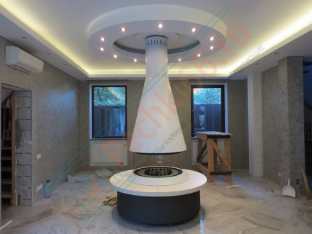 Круглая топка M360 T конический кожух (Piazzetta)