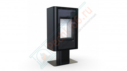 Печь-камин Solum Top, коричневая сталь (Defro-Home) 9кВт