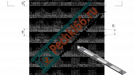 Стекло декоративное для биокамина JULIET/1800 (Kratki)