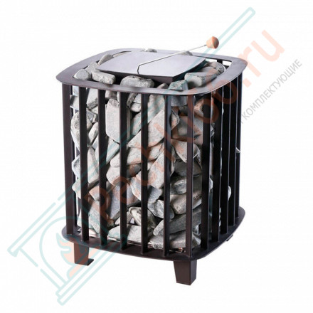 Электрическая печь Премьера Руса 6 кВт, с закрытой каменкой (Инжкомцентр ВВД) до 7 м3