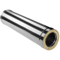 Сэндвич труба для дымохода L=1000 (НЕРЖ-321/0,8-НЕРЖ-439/0,5) d-250/330 (Дымок-Lux) Сэндвич труба для дымохода L=1000 (НЕРЖ-321/0,8-НЕРЖ-439/0,5) d-250/330 (Дымок-Lux)