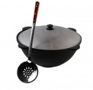 Узбекский чугунный казан круглое дно 6 л. (Наманган DAVR METALL) Узбекский чугунный казан круглое дно 6 л. (Наманган DAVR METALL)