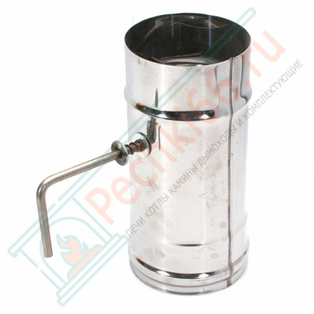 Шибер-поворотный (НЕРЖ-430/0,8) d-180 (Ferrum HF)