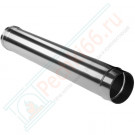 Труба прямая L=1000 без изол (НЕРЖ-321/0,5) d-300 (Дымок-Lux)