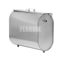 Бак выносной «Горизонтальный эллипс» (НЕРЖ-201/1,0мм) 75 л (Феррум)