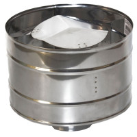 Зонт с дефлектором (НЕРЖ-439/0,5) d-120 (УМК)