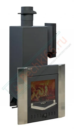 Печь для бани из нержавеющей стали №06-МП-Н 18 с парогенератором (Тройка) до 18 м3