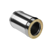 Сэндвич труба для дымохода L=250 (НЕРЖ-321/0,8-НЕРЖ-439/0,5) d-250/330 (Дымок-Lux) Сэндвич труба для дымохода L=250 (НЕРЖ-321/0,8-НЕРЖ-439/0,5) d-250/330 (Дымок-Lux)