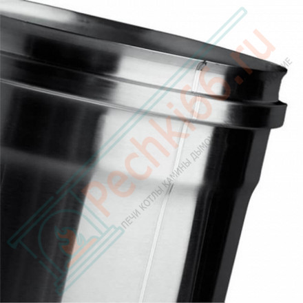 Оголовок для сэндвич дымохода (НЕРЖ-430/0,5-НЕРЖ-430/0,5) d-150/210 (Ferrum GS)