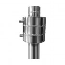 Теплообменник (НЕРЖ-304/0,8мм) 12 л, d-115 мм (Вулкан)