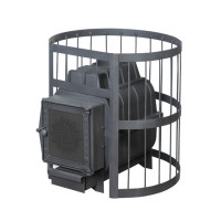 Чугунная печь для бани ПароВар 18 сетка-прут К211, б/в (FireWay) до 18 м3 Чугунная печь для бани ПароВар 18 сетка-прут К211, б/в (FireWay) до 18 м3