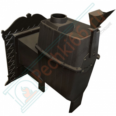 Печь чугунная для бани Verona 50 ЗК-нерж, Сетчатый Кожух (Березка)