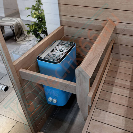 Печь для сауны VIENNA 45 STS (4,5 кВт, цвет серый, 12 кг камней)