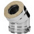 Отвод 45° V50R с изол (AISI-321/0,8-AISI-304/0,5) d-250/350 (Вулкан-Cerablanket)